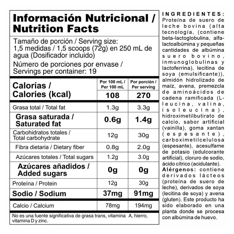Bipro Mass - Proteína de suero de leche + HMB
